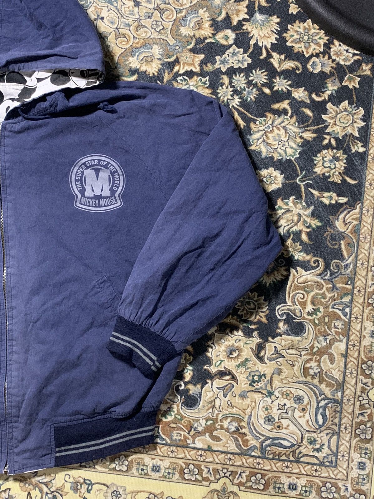 Disney × Mickey Mouse Rare Vintage Poppins Mickey Mouse Reversible Hoodie Size US M / EU 48-50 / 2 - 7 Thumbnail