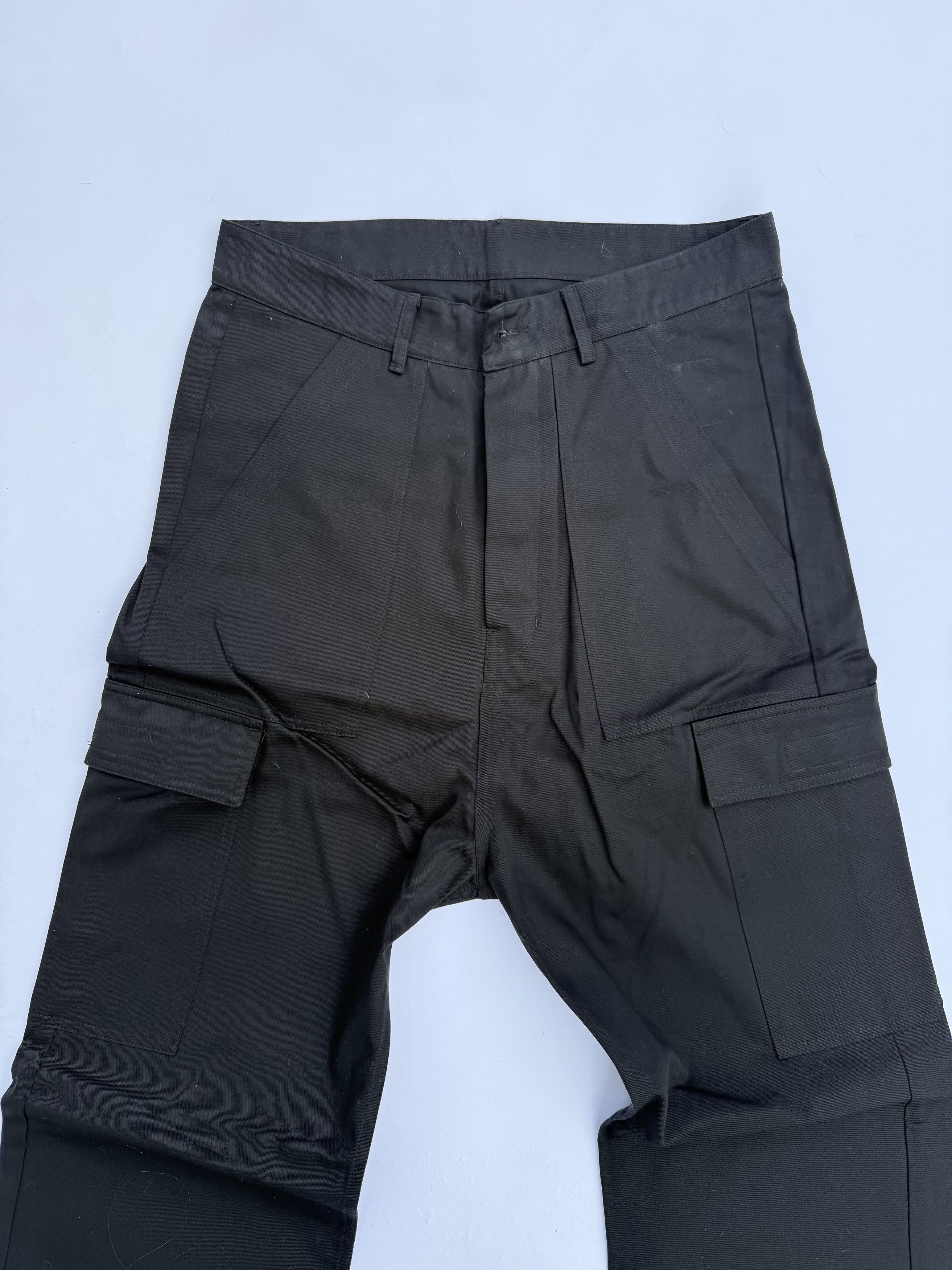 Rick Owens Drkshdw Rick Owens Drkshdw Cargo Trousers Twill Size US 30 / EU 46 - 3 Thumbnail