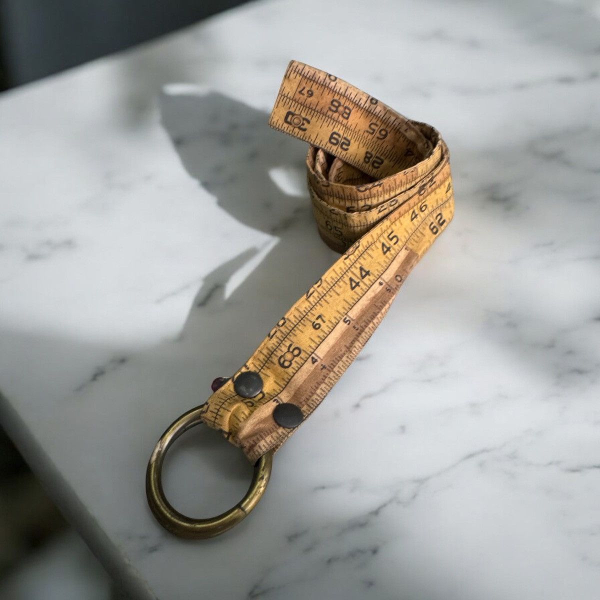 Japanese Brand BUNKAYA ZAKKATEN MEASURING TAPE PRINT ADJUSTABLE BELT Size 36 - 1 Thumbnail