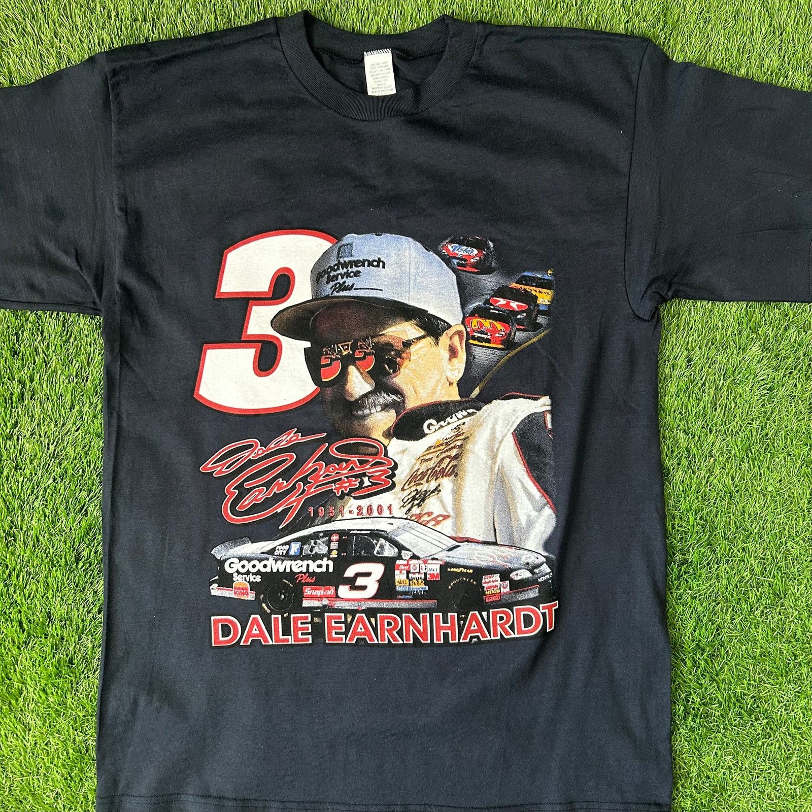 NASCAR Dale Earnhardt Black Race Tee Size US XL / EU 56 / 4 - 1 Thumbnail