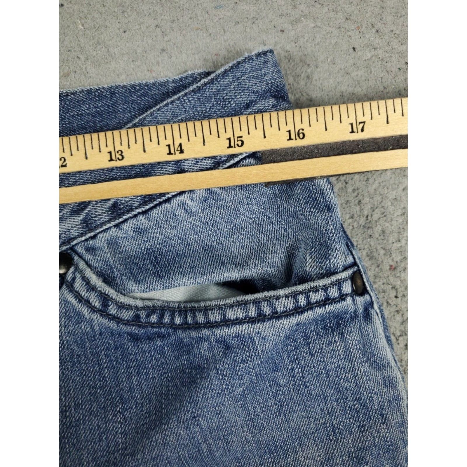 Lacoste Lacoste Mens Blue Straight Leg Denim Jeans Pants Size 32x25 Size US 32 / EU 48 - 4 Thumbnail