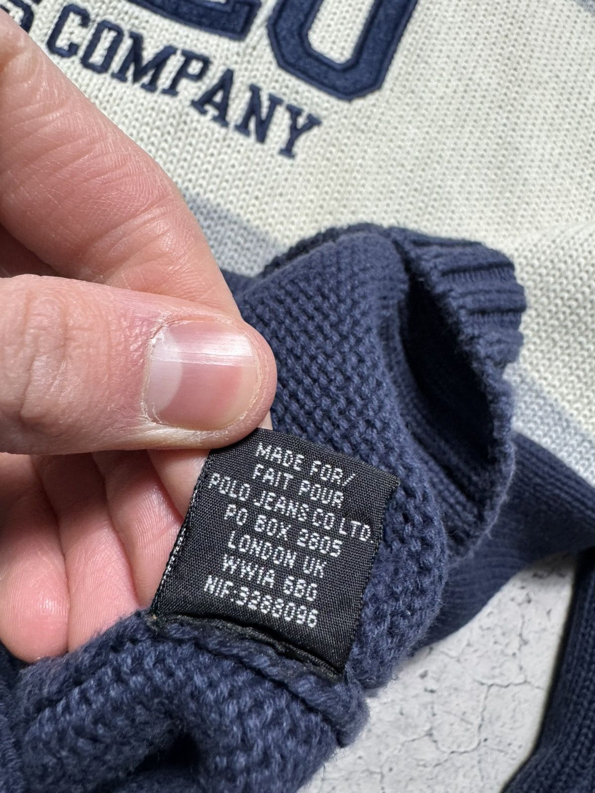 Polo Jeans Company Ralph Lauren Knitted Sweater Crew Neck
