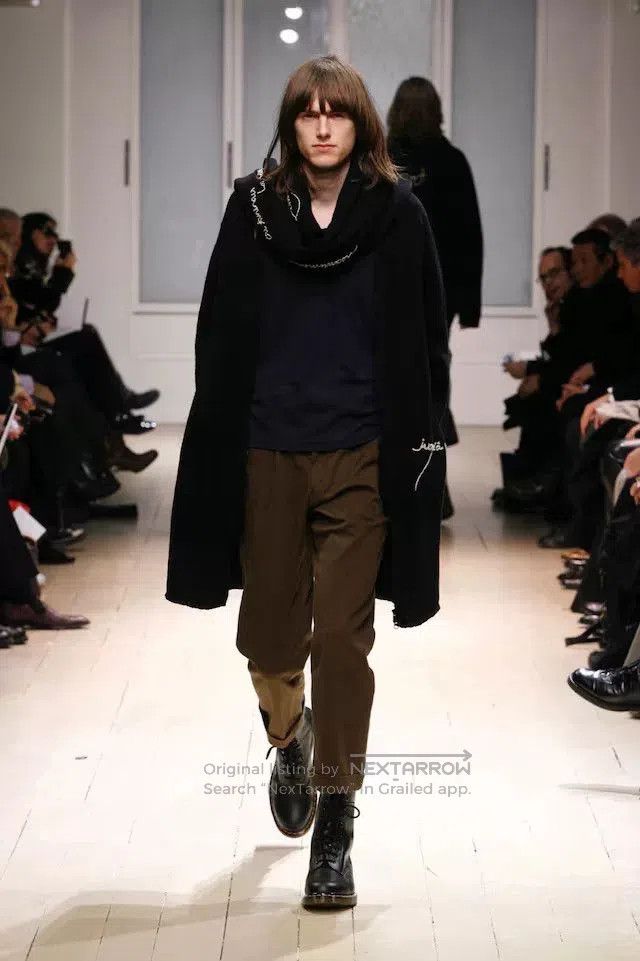 Yohji Yamamoto Yohji Yamamoto Black Wool Cardigan. Size L / US 10 / IT 46 - 4 Thumbnail