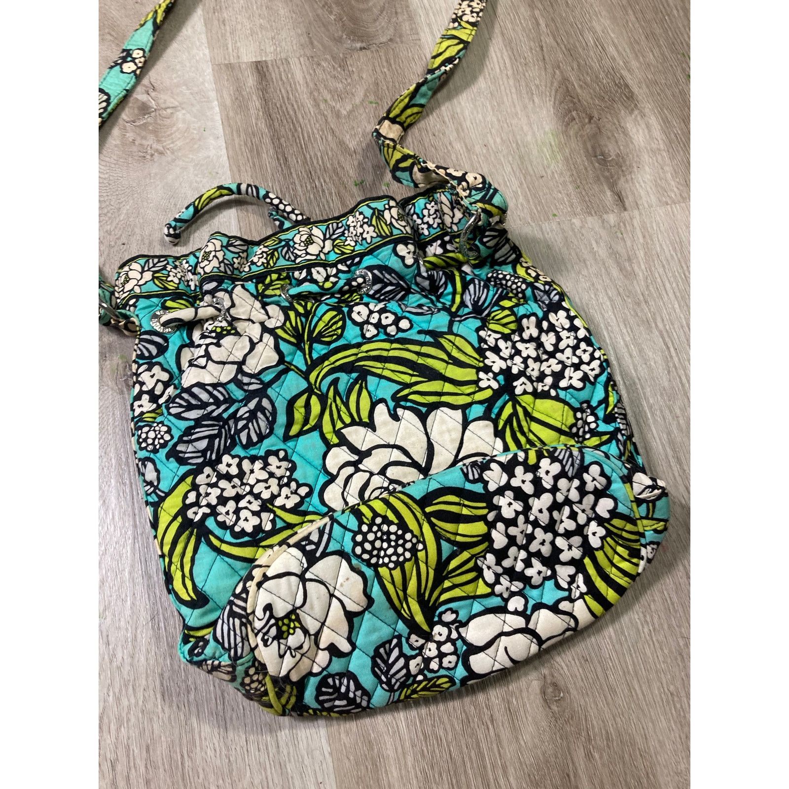 Vera Bradley Vera Bradley Island Blooms Cinch-Top Backpack Multicolored Size ONE SIZE - 9 Thumbnail