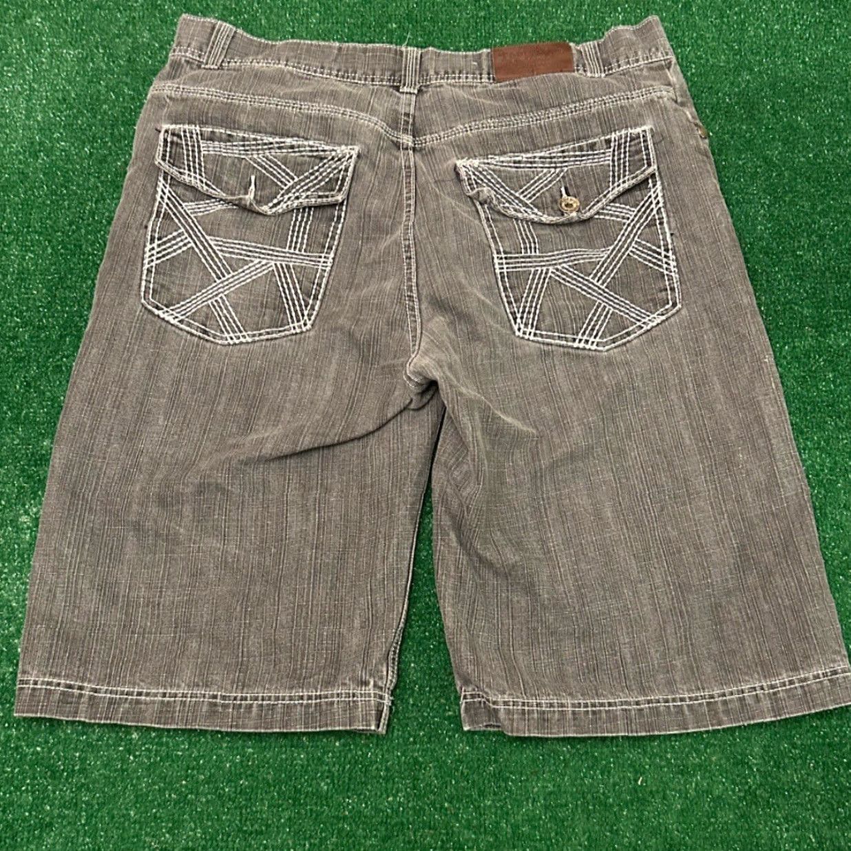 Vintage VINTAGE Y2K Tool Jean Baggy Hip Hop Skater Grunge Jeans Shorts Men 36 Jorts JNCO Jinzu Gray Dark Pockets Brand Baseline Size US 36 / EU 52 - 5 Thumbnail