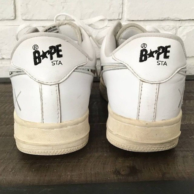 Bape × Kaws × Nigo KAWS × BAPE STA Leather Sneakers MILO ANIMAL KINGDOM NIGO Size US 8.5 / EU 41-42 - 5 Thumbnail