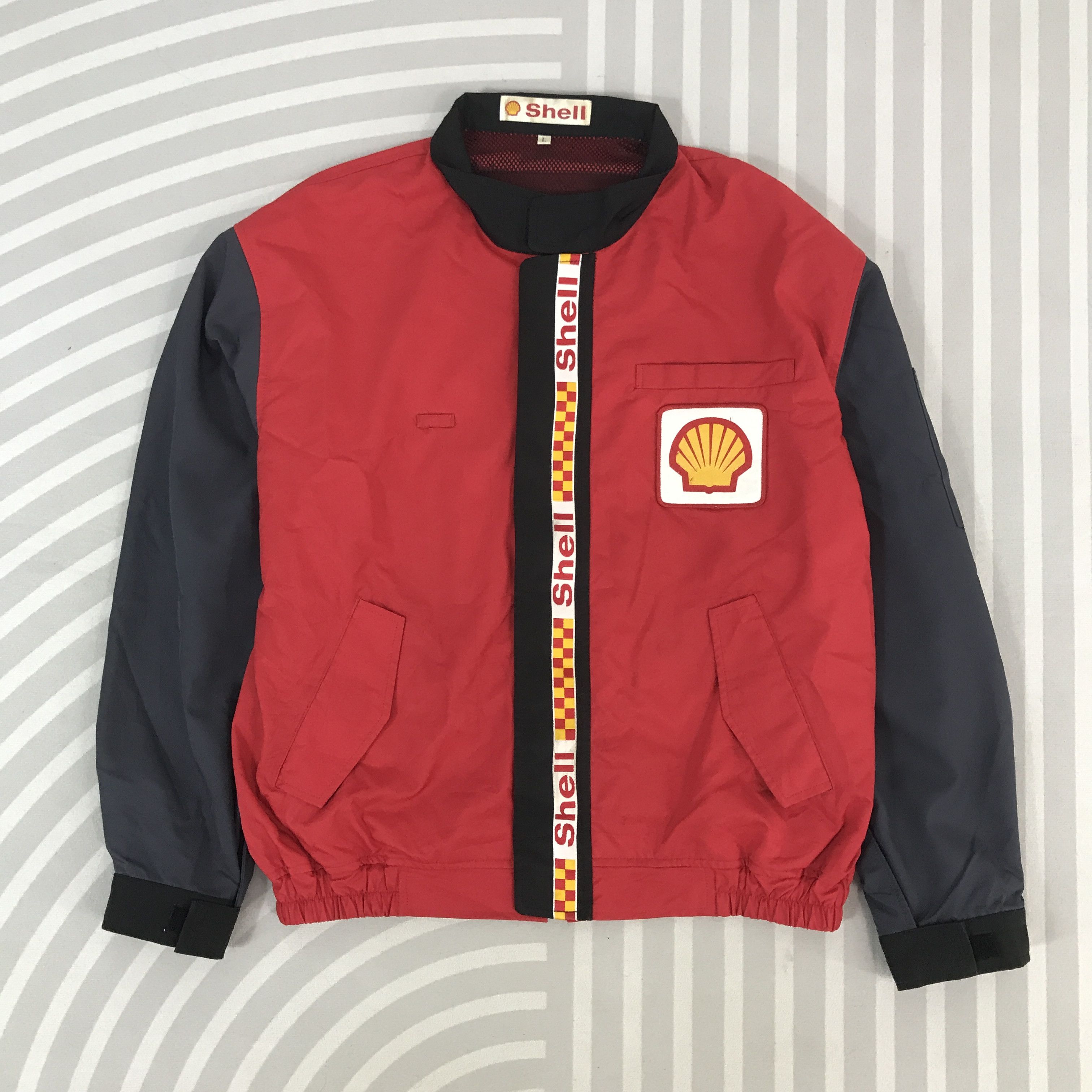 Other Vintage Shell Helix oil Japan racing Uniform Jacket Size US L / EU 52-54 / 3 - 1 Thumbnail