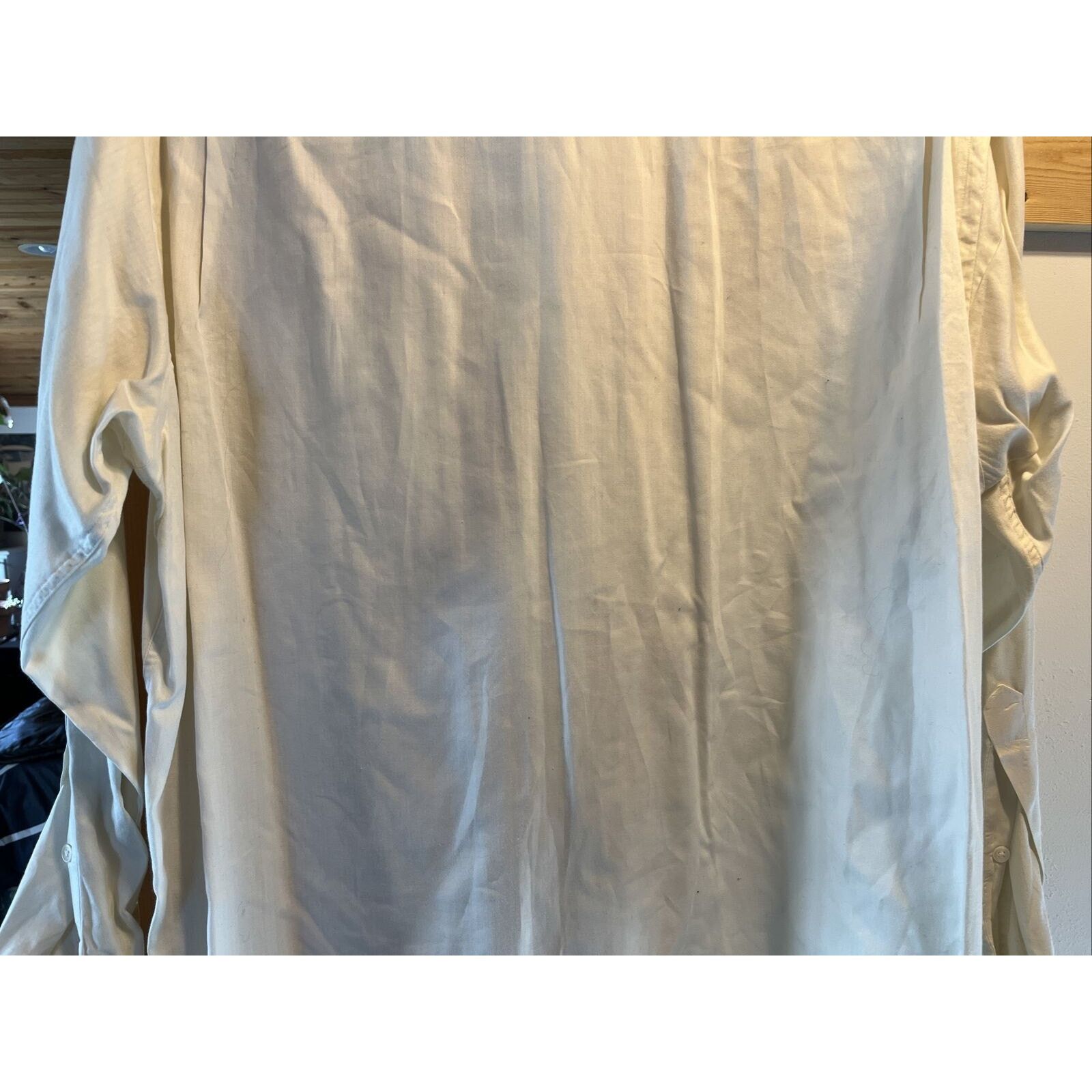 Burberry Burberry’s Men’s White 16.5 34 white LS button cotton shirt Size US XL / EU 56 / 4 - 12 Thumbnail