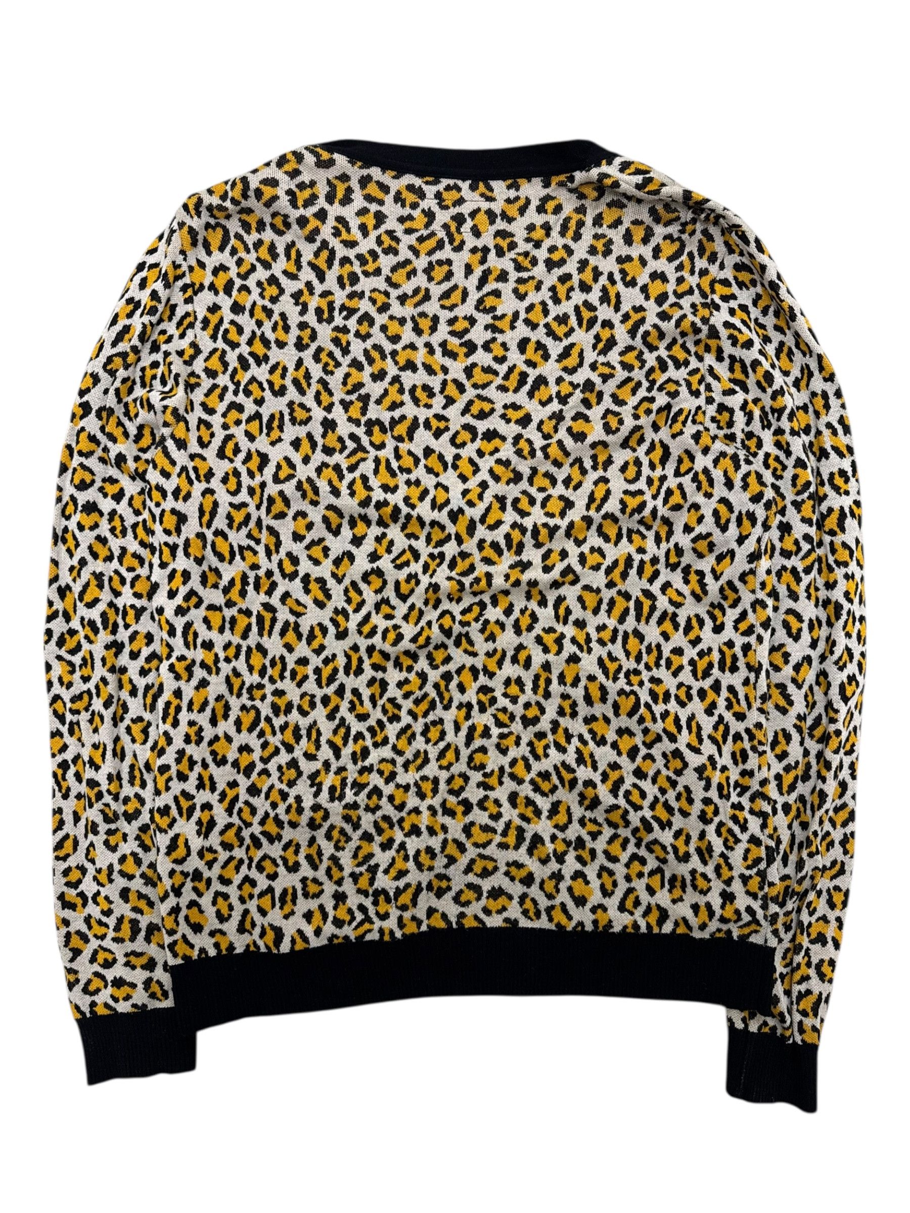 Wacko Maria Wacko Maria Guilty Parties Cheetah Pattern Knit Cardigan Size US M / EU 48-50 / 2 - 2 Thumbnail
