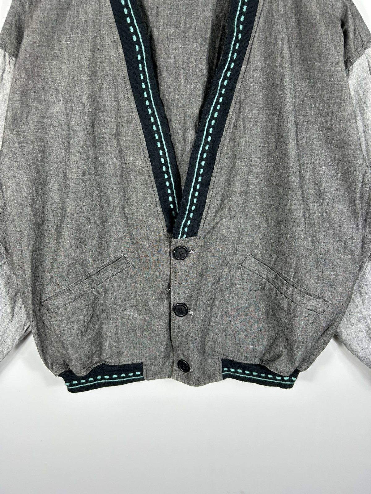Japanese Brand × Vintage ⚡️Vintage Mr.Rois Button Bomber Jacket Size US M / EU 48-50 / 2 - 5 Thumbnail