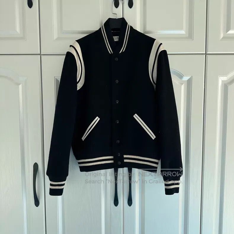 Saint Laurent Paris Saint Laurent Paris Original Baseball Jacket Size US M / EU 48-50 / 2 - 1 Thumbnail