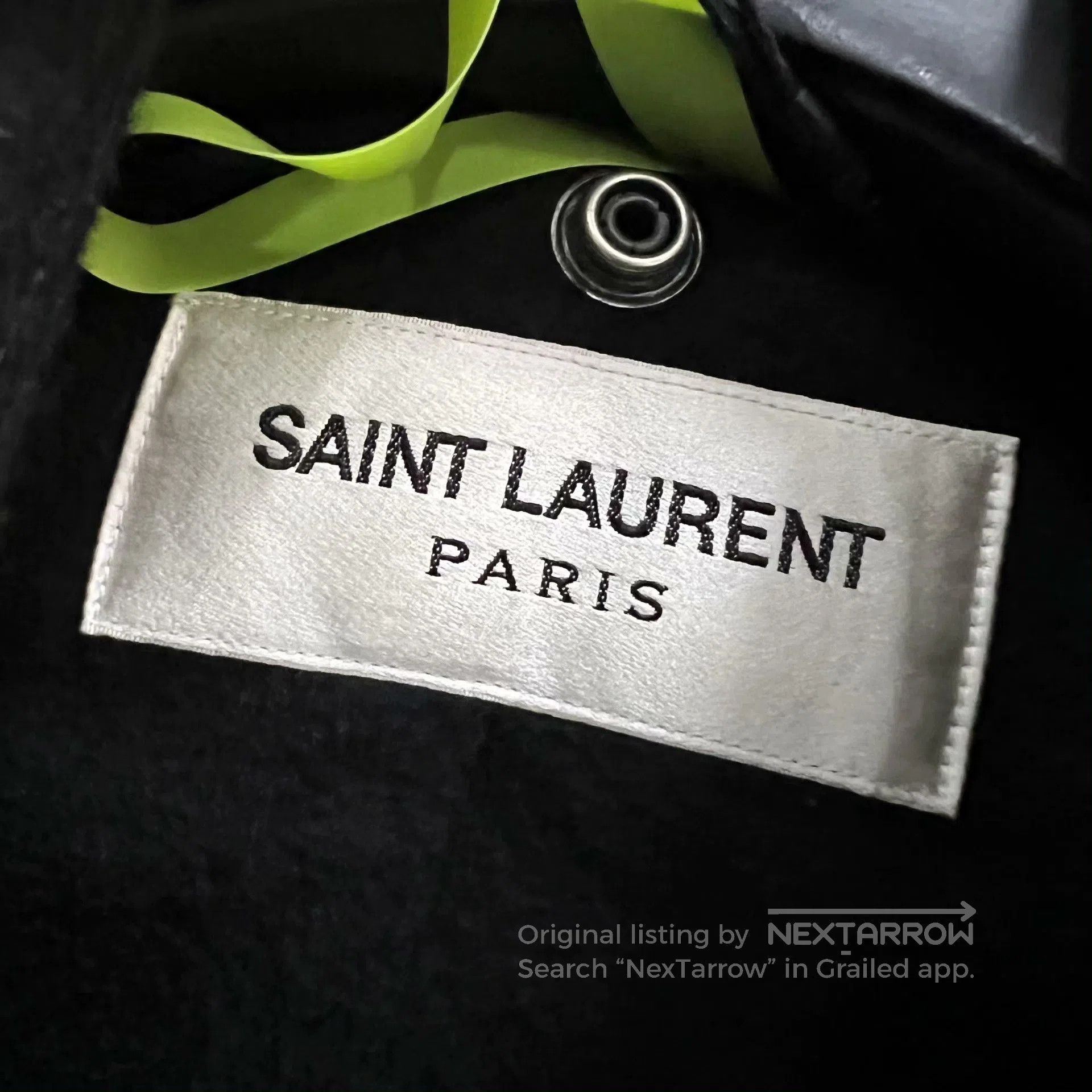Saint Laurent Paris Saint Laurent Black Cropped Double. Size XS / US 0-2 / IT 36-38 - 4 Thumbnail