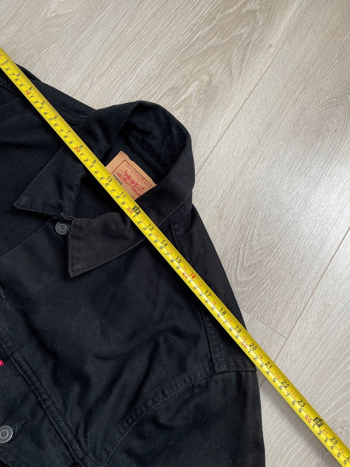 Levi's 🔥Levi's 72510 Men's black Denim Trucker Jacket levis L Size US L / EU 52-54 / 3 - 12 Thumbnail
