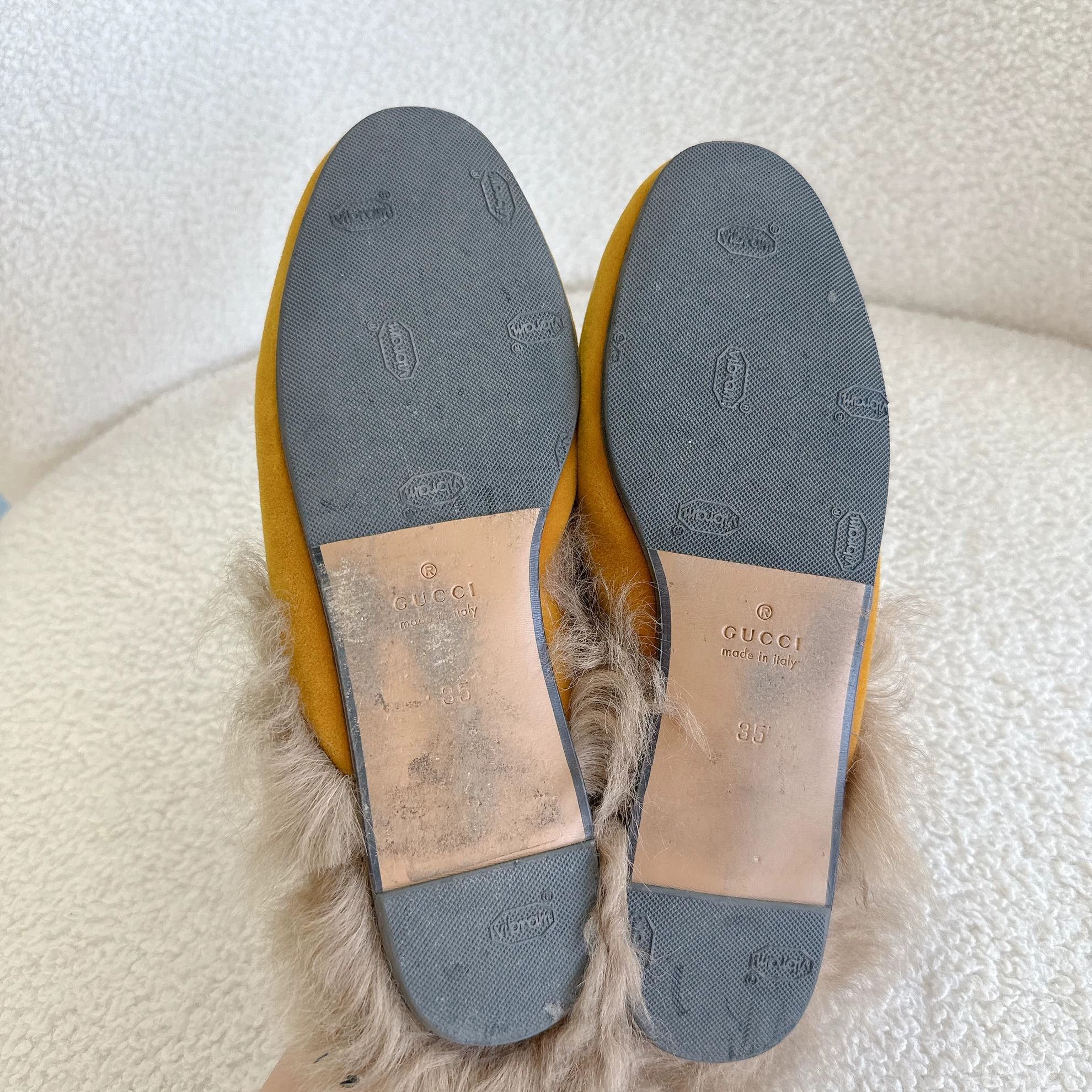Gucci Gucci Horsebit Fur Slippers EU 35 6964 Size US 4.5 / IT 34.5 - 8 Thumbnail