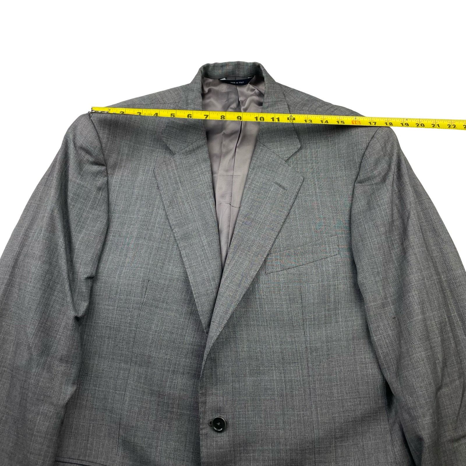 Brooks Brothers Brooks Brothers Men’s 100% Wool 2-Button Suit Gray Plaid • I Size 44L - 10 Thumbnail