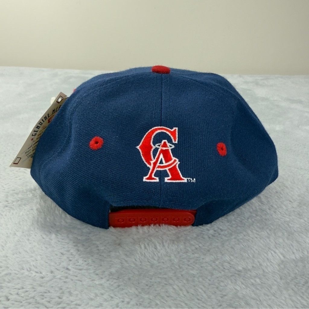 MLB Vintage California Angels NWT MLB Wool Snapback Hat Deadstoc Size ONE SIZE - 6 Thumbnail