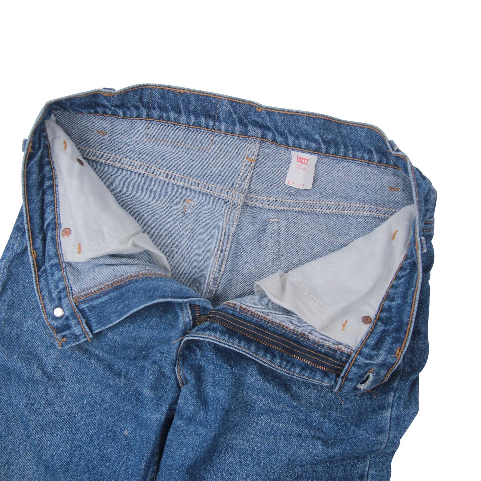 Levi's × Vintage Vintage Levis 517 Orange Tab Denim Jeans Size US 32 / EU 48 - 4 Thumbnail