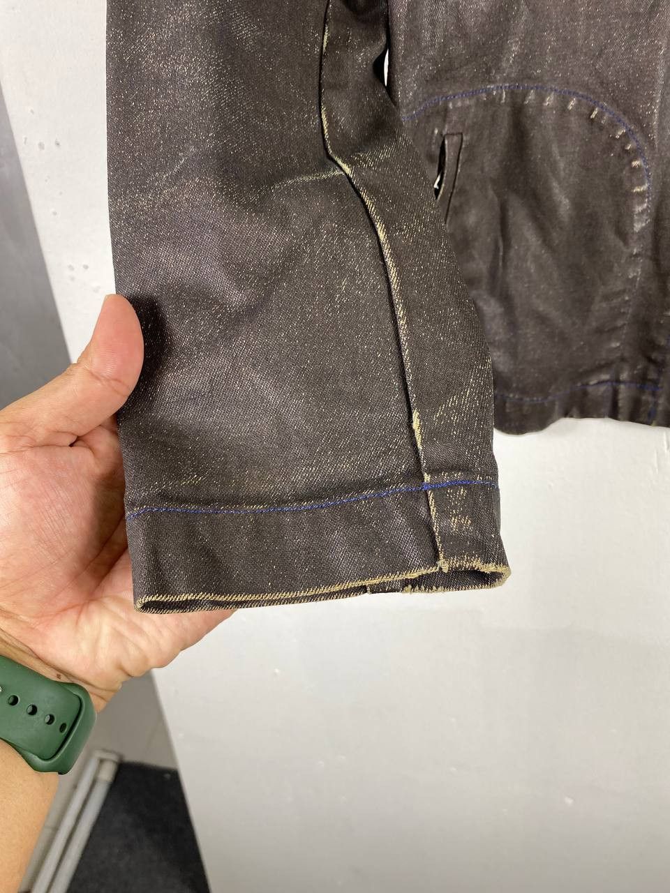 Designer × Sportmax sportsmax code waxed jacket made in portugal riri zipper Size M / US 6-8 / IT 42-44 - 4 Thumbnail