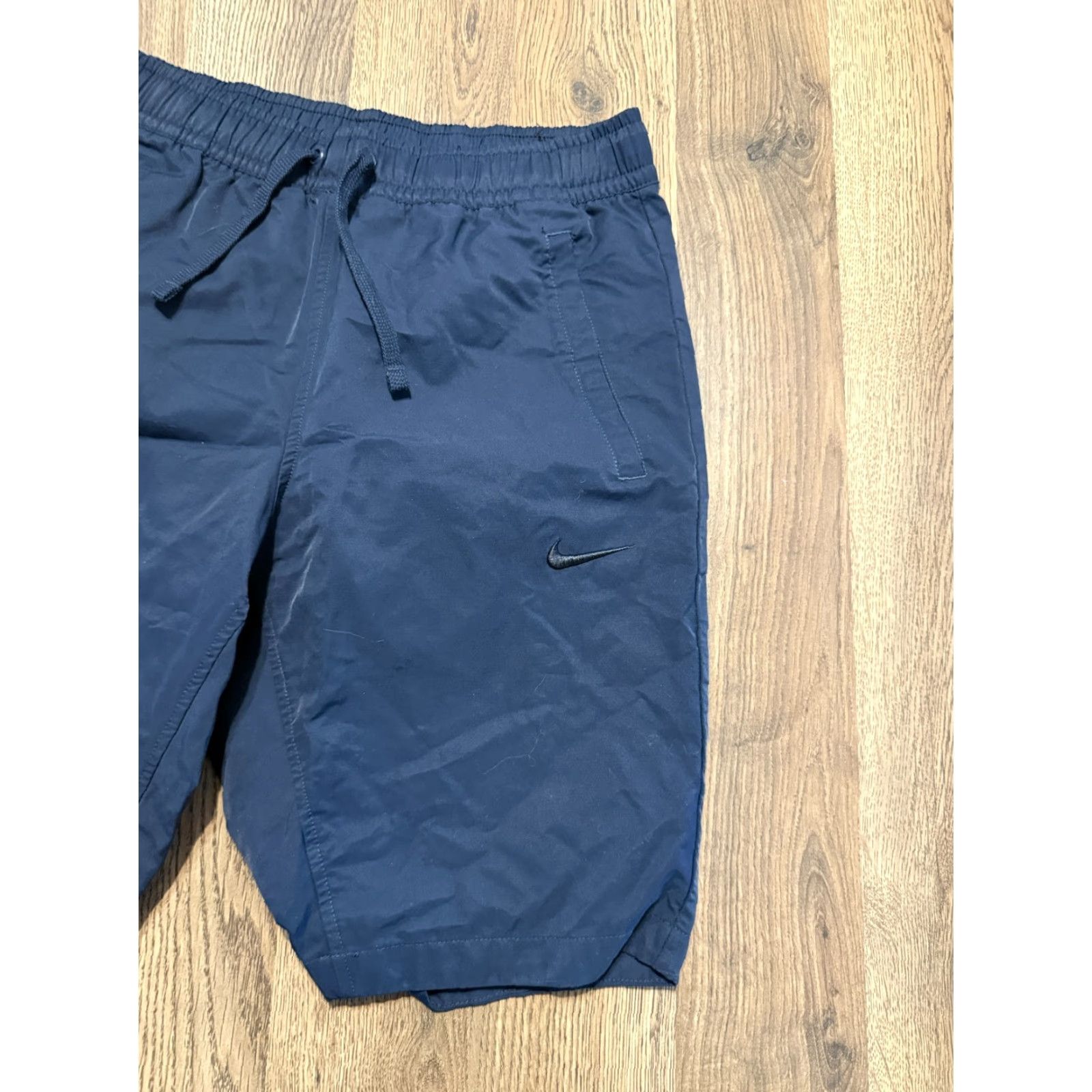 Nike Nike Shorts Men’s Small Blue Tie Waist Flat Front Casual Shorts Size US 29 - 4 Thumbnail
