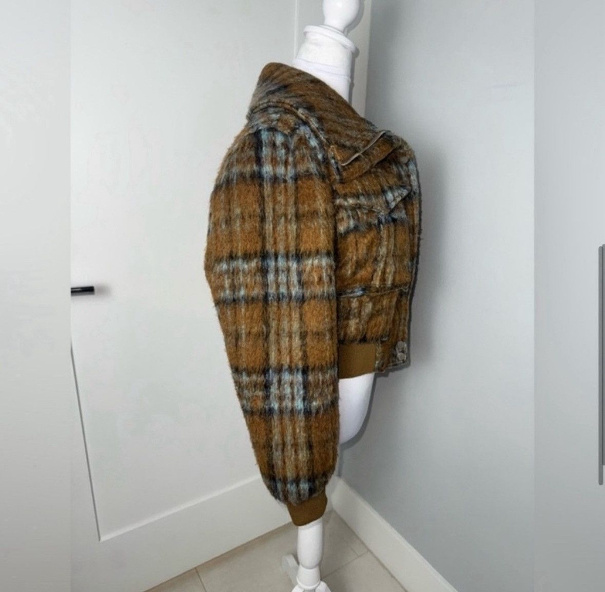 7 For All Mankind 7 For All Mankind Alicia Plaid Bomber Jacket/MEDIUM Size M / US 6-8 / IT 42-44 - 5 Thumbnail