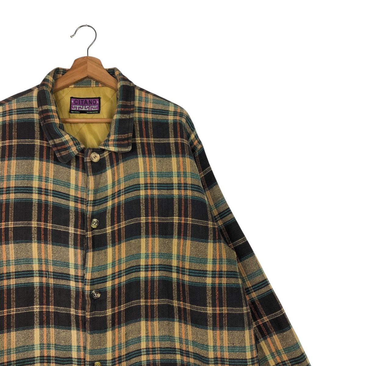 Japanese Brand × Vintage 📌Vintage Flannel Shirt Jacket Citano Tartan Issey Miyake Size US L / EU 52-54 / 3 - 7 Thumbnail