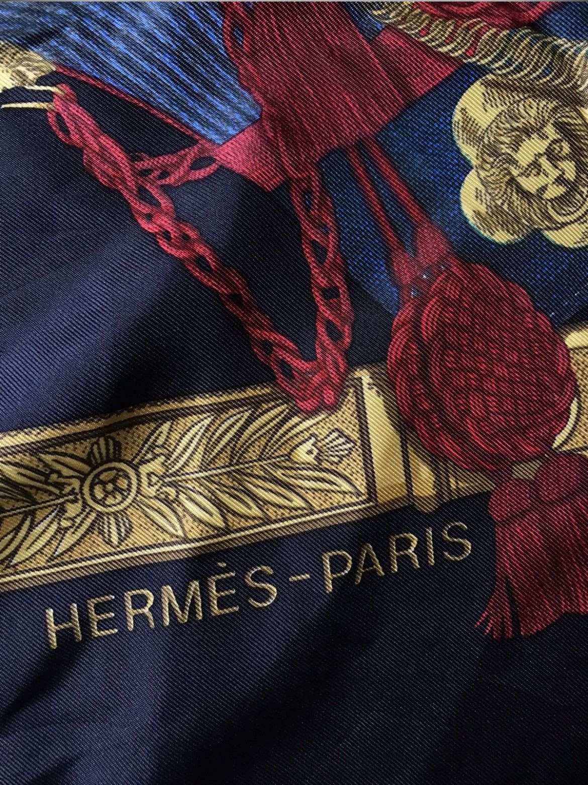 Hermes Hermes Paris Grand Uniforme Silk Scaf Size ONE SIZE - 6 Thumbnail