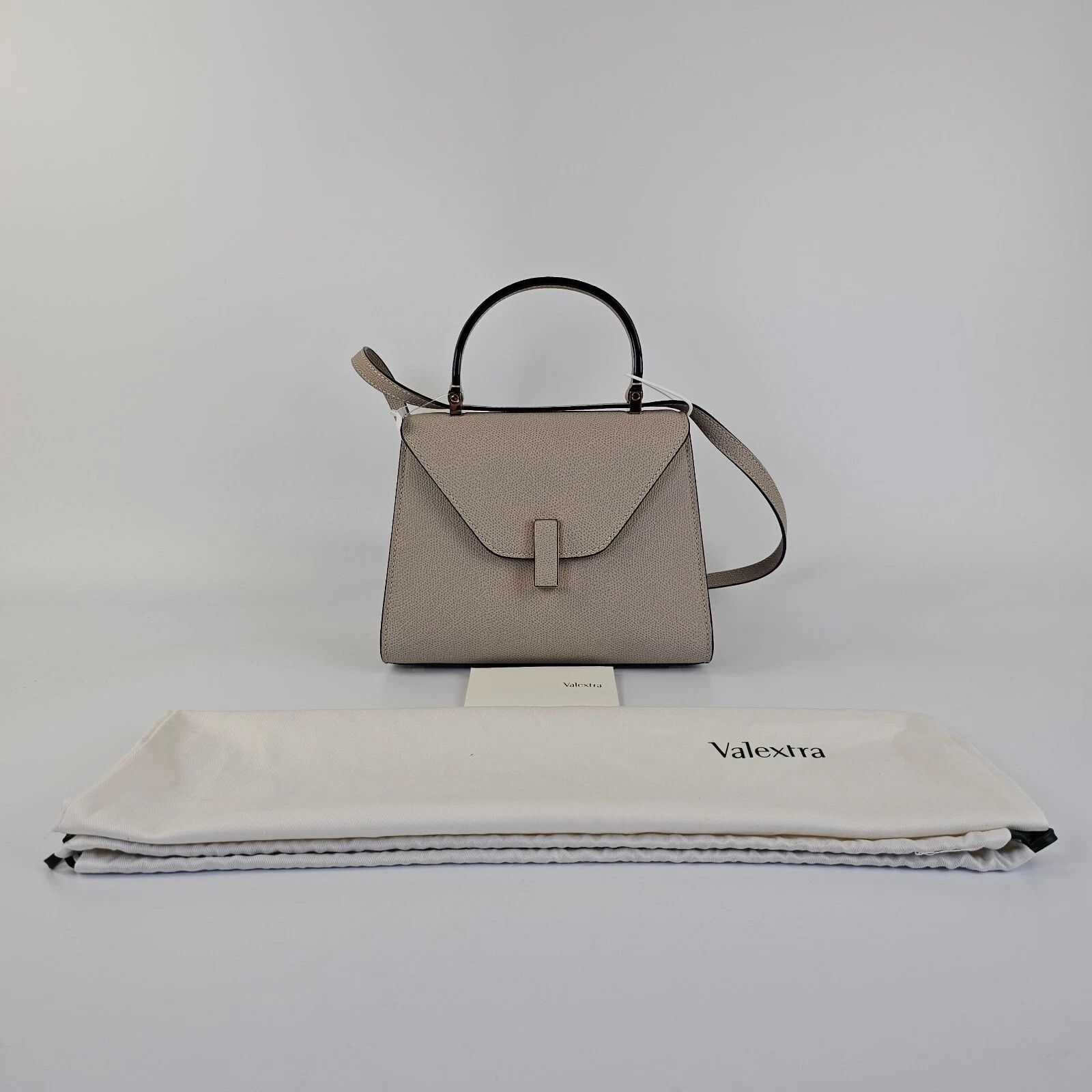 Valextra VALEXTRA Iside Mini Nude Leather Top Handle Bag New Size ONE SIZE - 2 Thumbnail