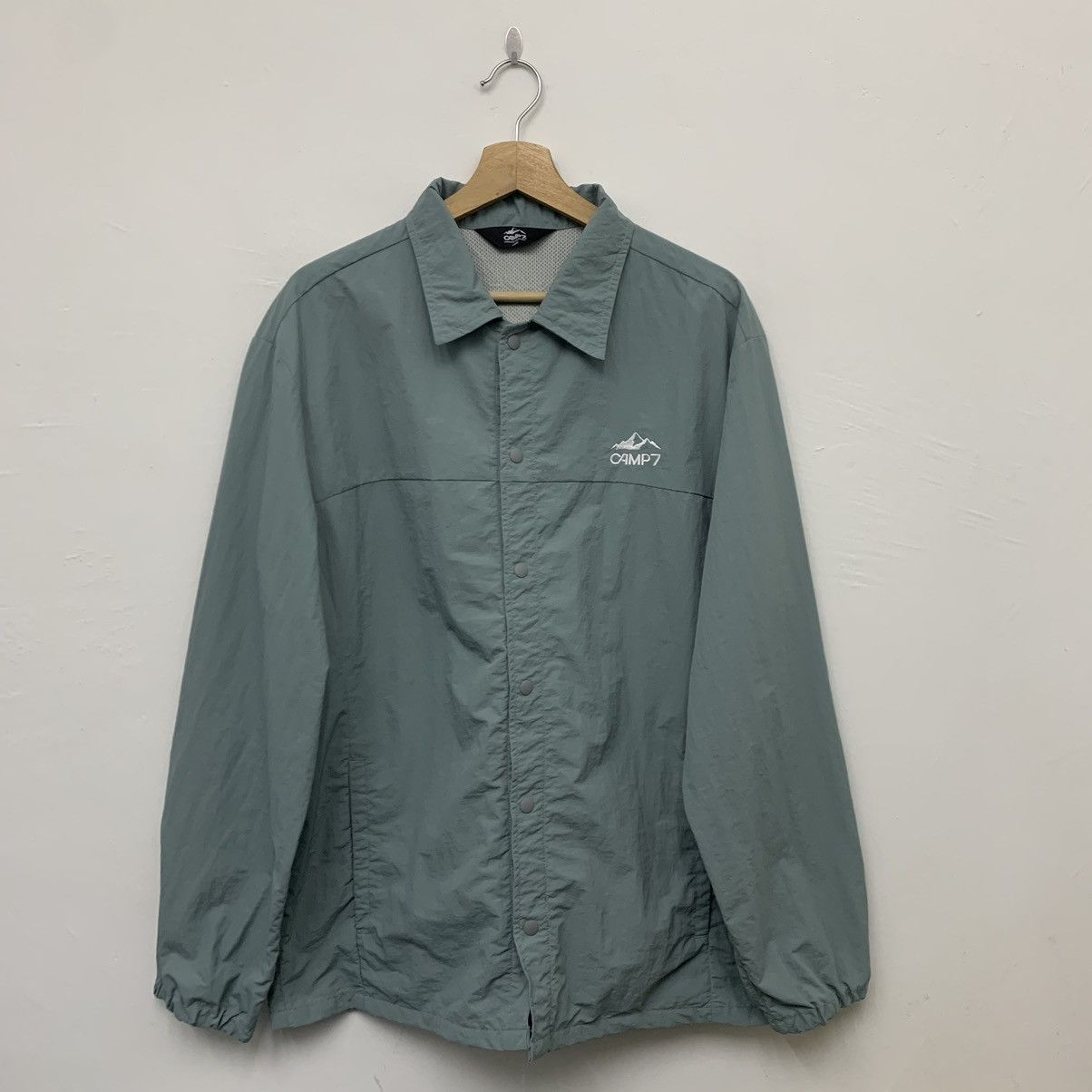 Japanese Brand Camp 7 Snap Button Windbreaker Jacket Size US L / EU 52-54 / 3 - 1 Thumbnail