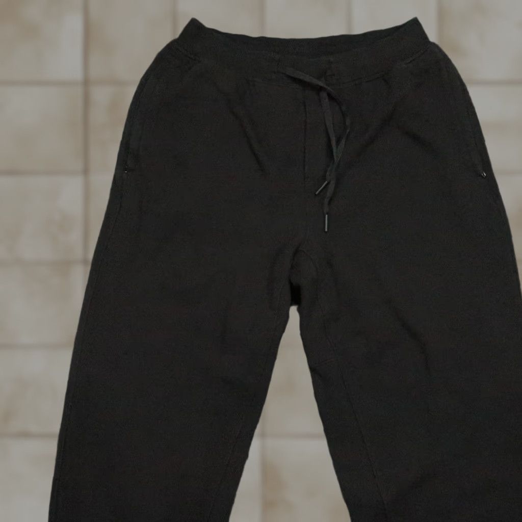 Lululemon Lululemon Pants Mens Small Black Steady State Jogger Training Zip Pockets Size US 29 - 1 Thumbnail