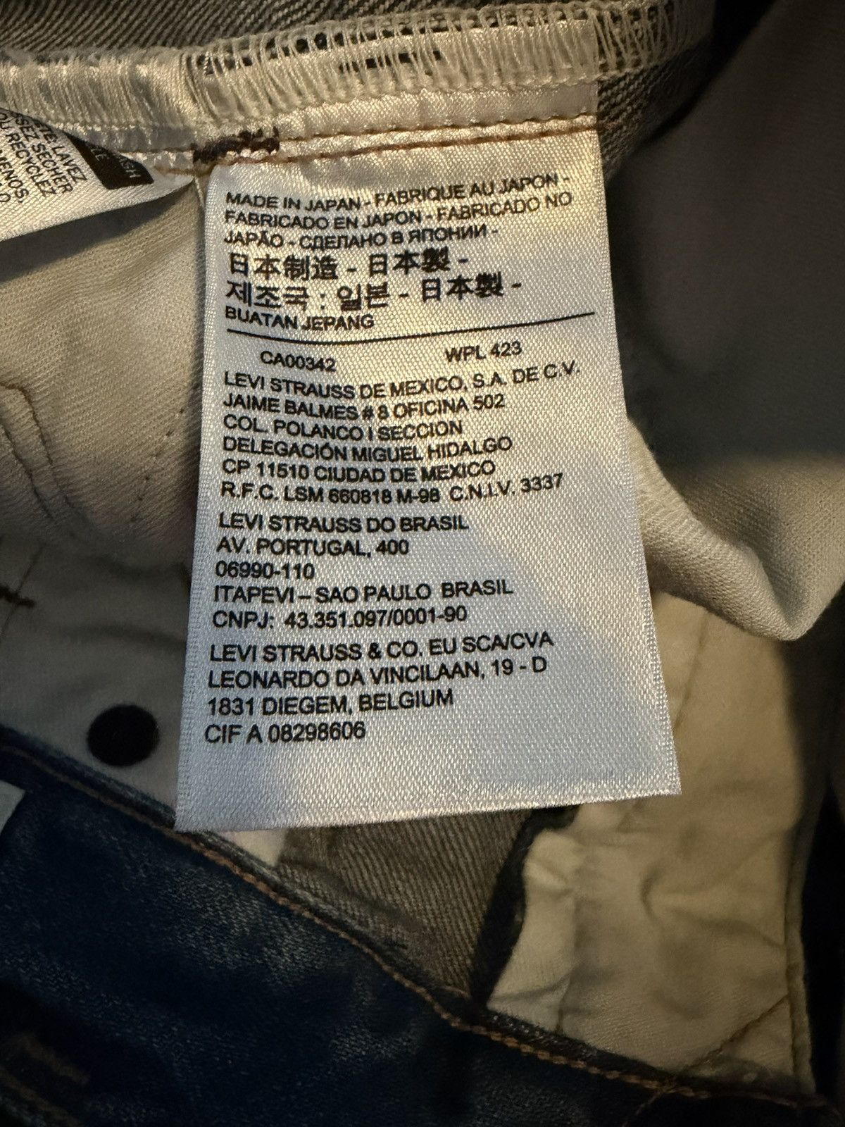 Levi's Made & Crafted Levis 511 Slim Made and Crafted Japan Selvedge Jeans 34x34 Size US 34 / EU 50 - 9 Thumbnail