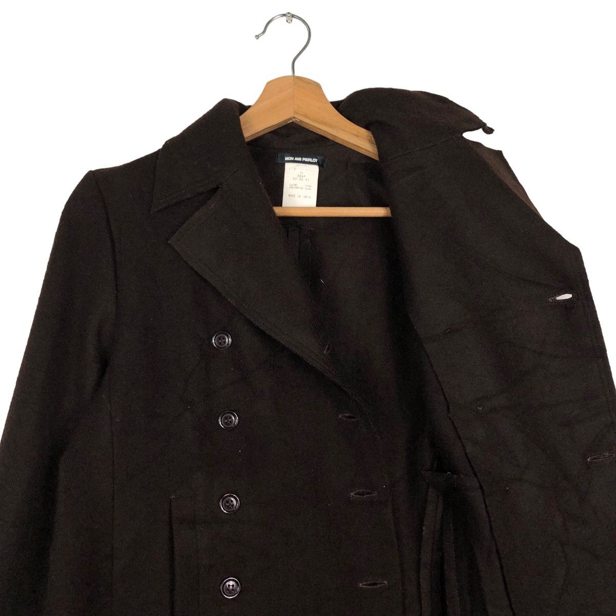 Issey Miyake 🔥WOOL JACKET BIKER MON AMI PIERLOT DESIGNER Size US S / EU 44-46 / 1 - 12 Thumbnail