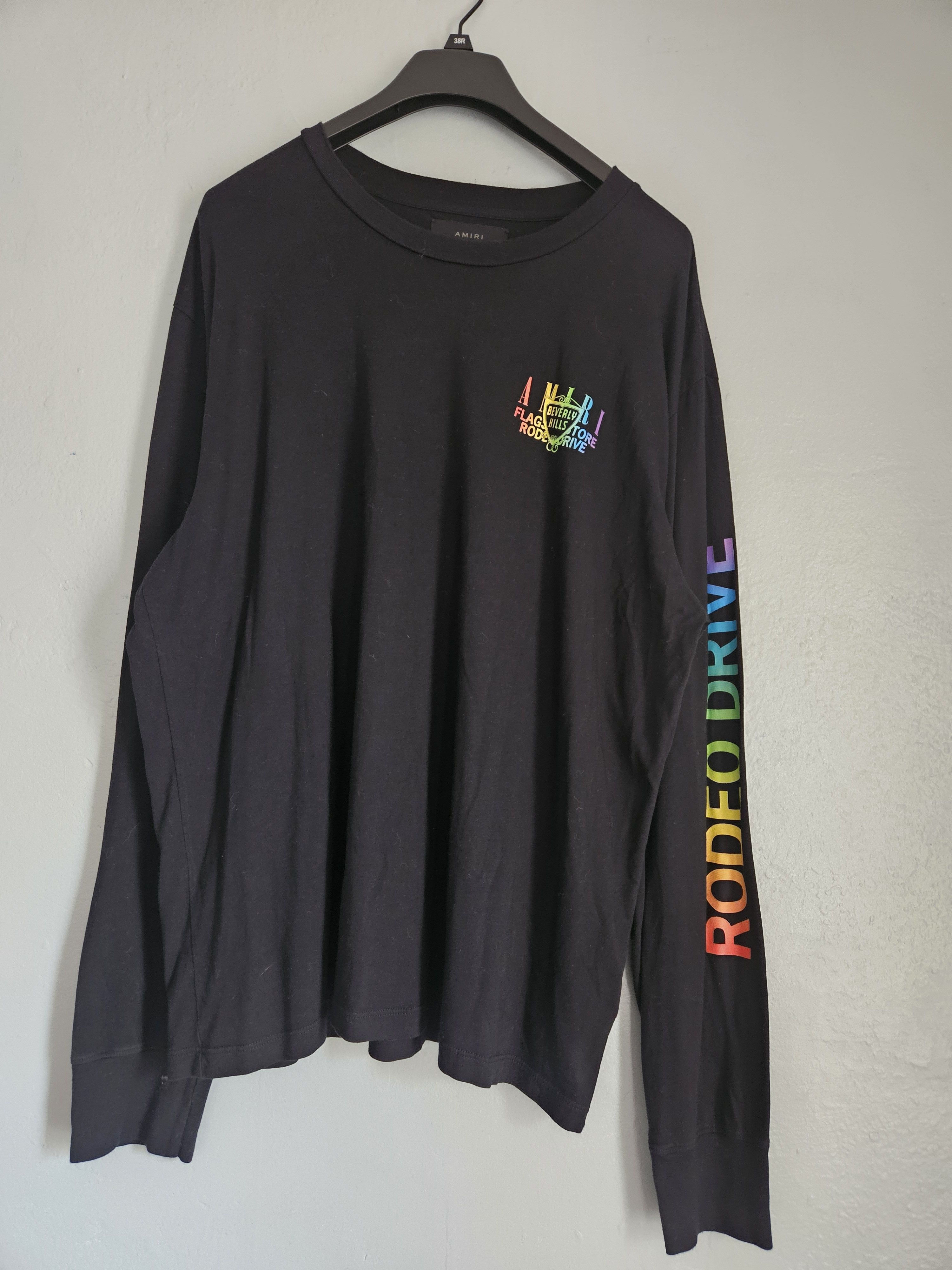 Amiri Beverly Hills Rainbow Long Sleeve T Shirt Size US XL / EU 56 / 4 - 4 Thumbnail