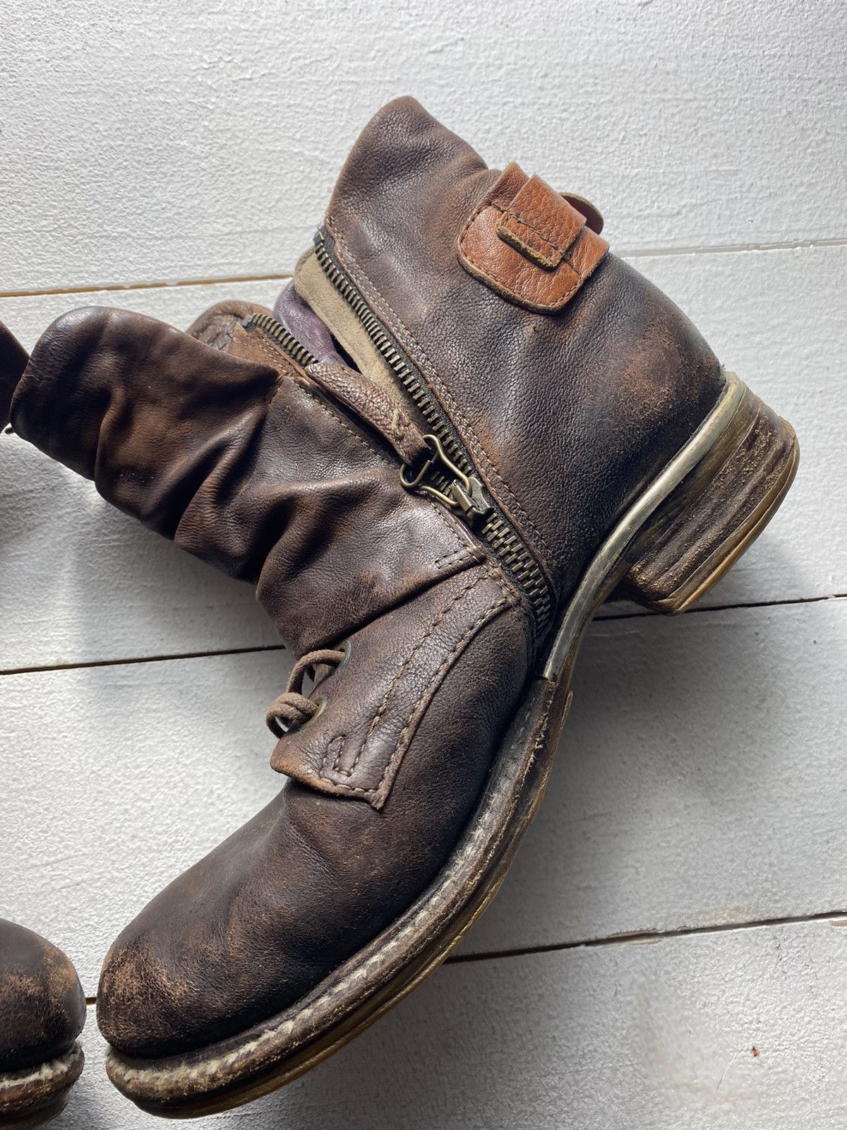 Japanese Brand × Vintage 🔥Avant Garde AS98 Airstep Womens Brown Boots Vintage Rare Size US 7 / IT 37 - 6 Thumbnail