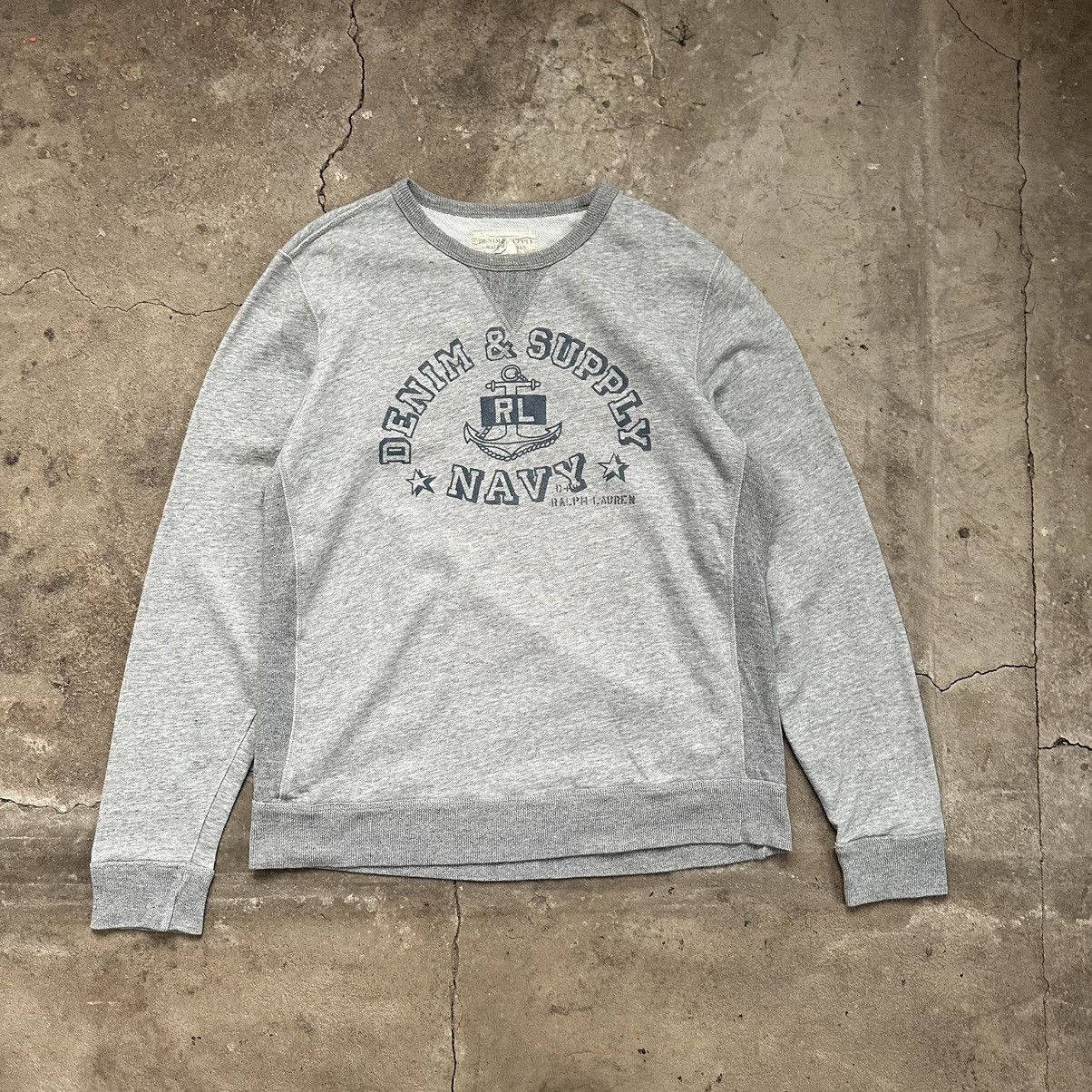 Vintage sweatshirt Denim & Supply Ralph Lauren big logo