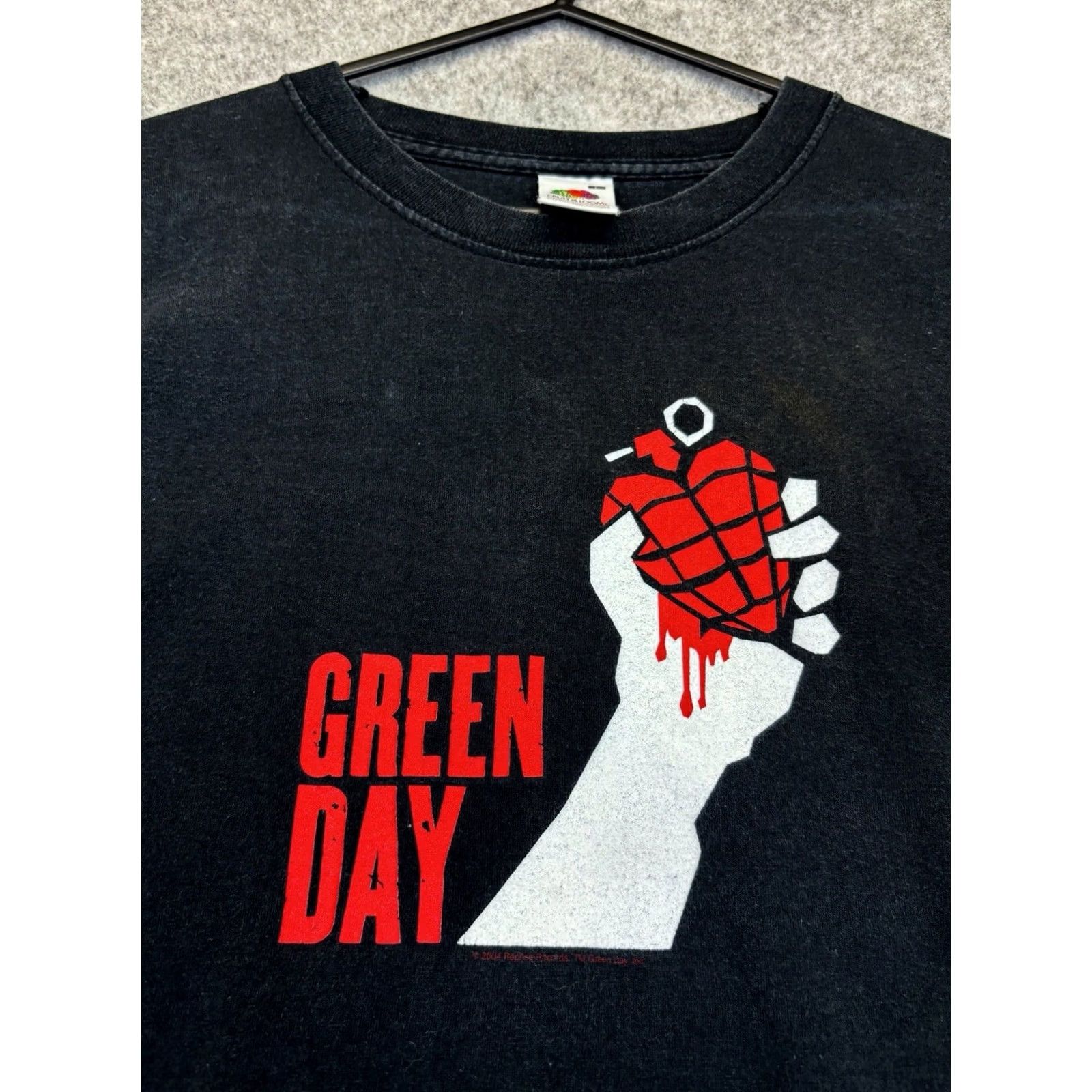 Fruit Of The Loom VINTAGE Green Day T Shirt American Idiot Milton Keynes Bowl 2005 Event Tour L Mens Rock Shirt Size US L / EU 52-54 / 3 - 3 Thumbnail