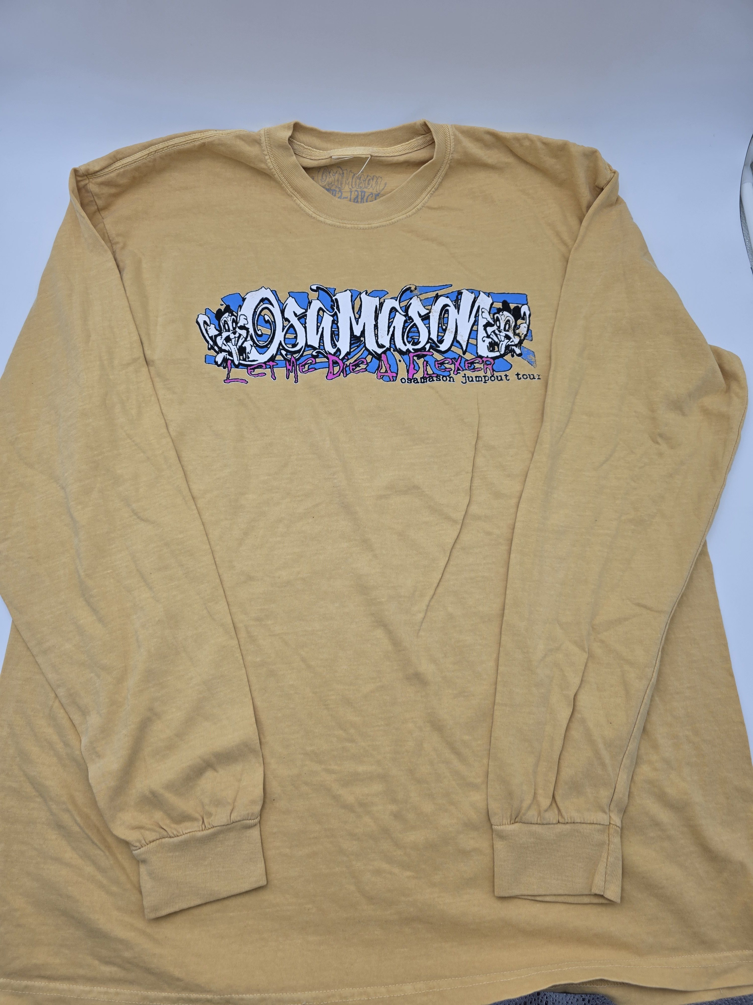 Band Tees × Rap Tees Osamason Jumpout Tour 2025 Long sleeve tshirt Size US XL / EU 56 / 4 - 1 Thumbnail
