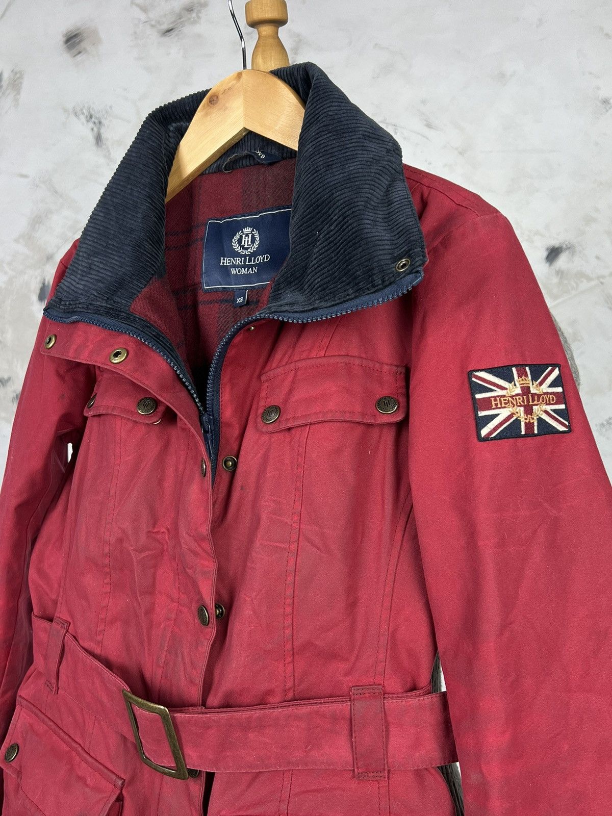Vintage Vintage Henri Lloyd Waxed Jacket Size XS - S Size XS / US 0-2 / IT 36-38 - 4 Thumbnail