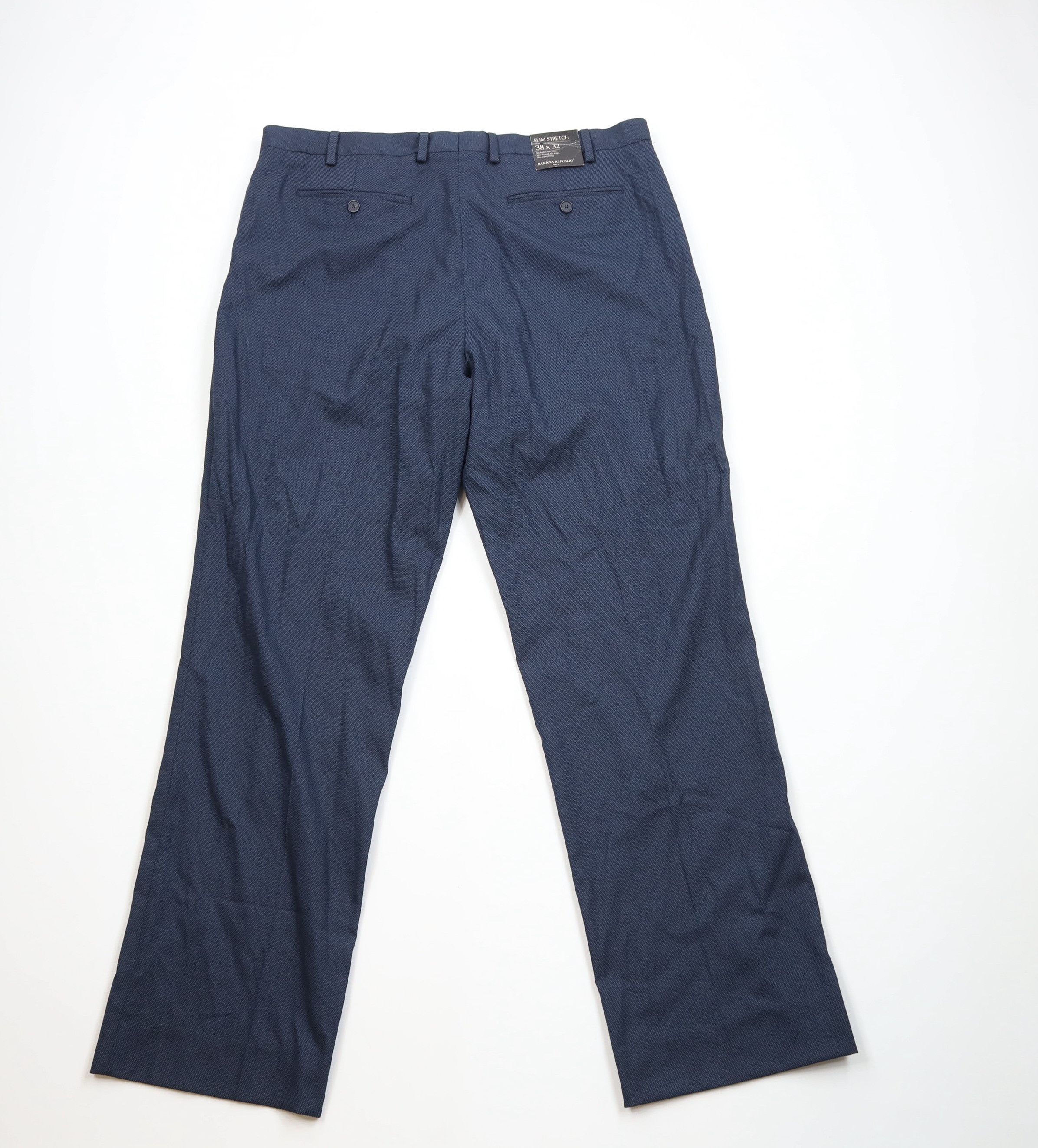 Banana Republic New Banana Republic Stretch Straight Leg Chino Pants Blue Size US 38 / EU 54 - 8 Thumbnail