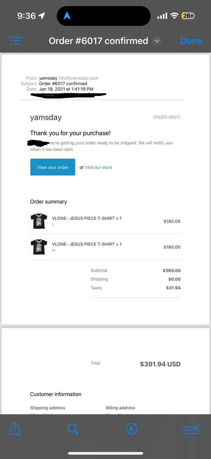 Vlone Yamborghini Jesus piece T-shirt Size US L / EU 52-54 / 3 - 5 Thumbnail
