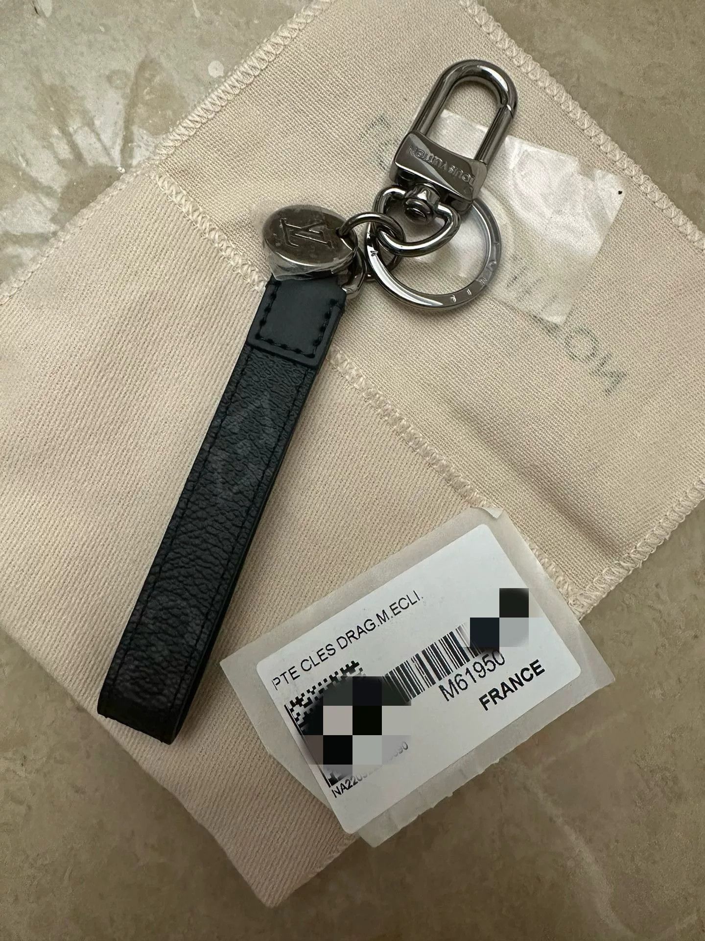 Louis Vuitton LV Black Monogram Keychain Size ONE SIZE - 1 Preview