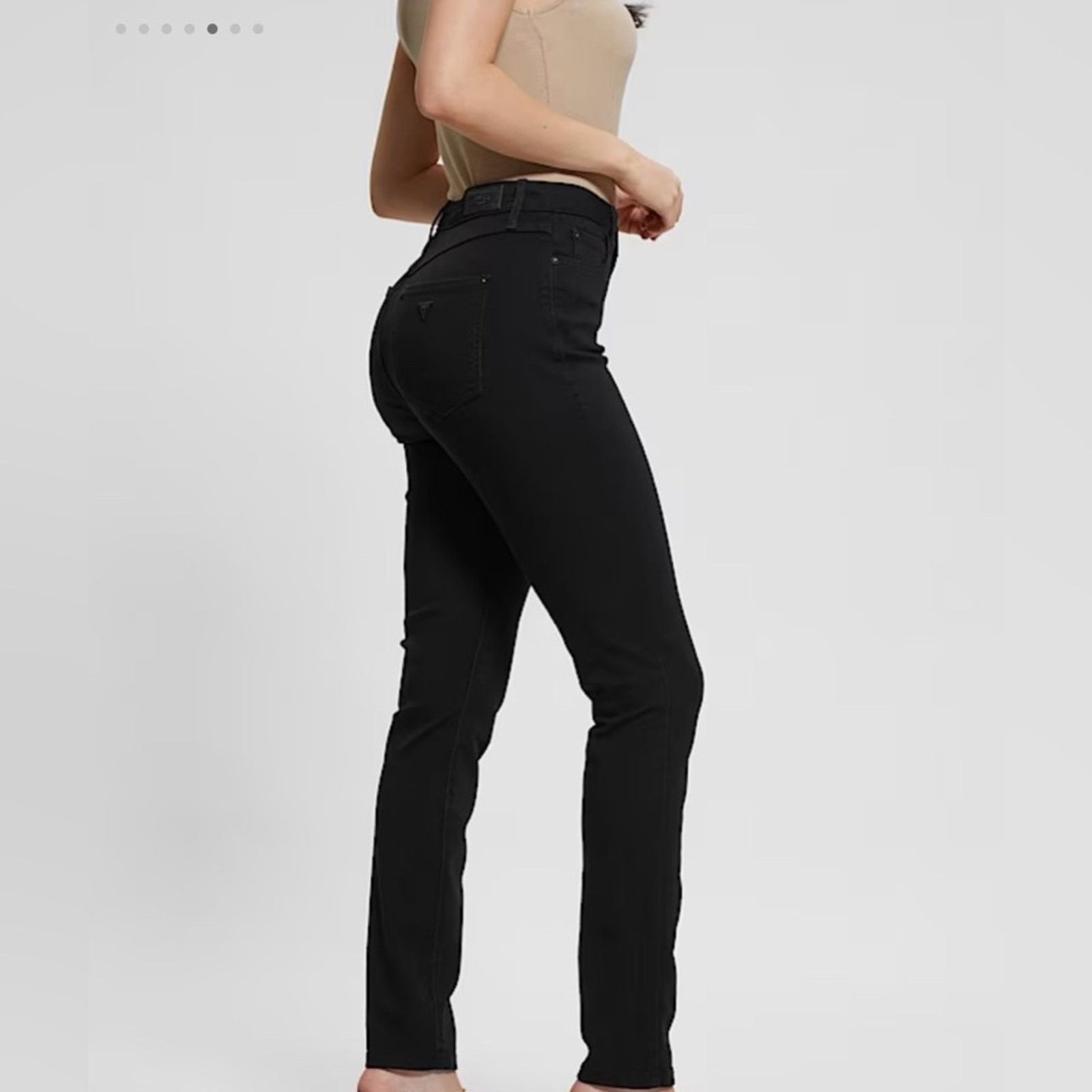 Guess New Guess Y2K Classic Black Skinny Jeans size 24 Size 24" / US 00 / IT 34 - 5 Thumbnail