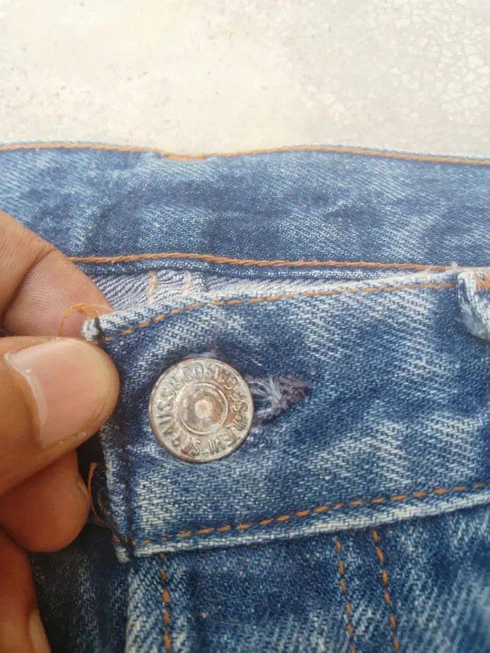 Levi's × Vintage 80s Vintage Levis 501 Made In USA Distressed Jeans 32x30 Size US 32 / EU 48 - 8 Thumbnail