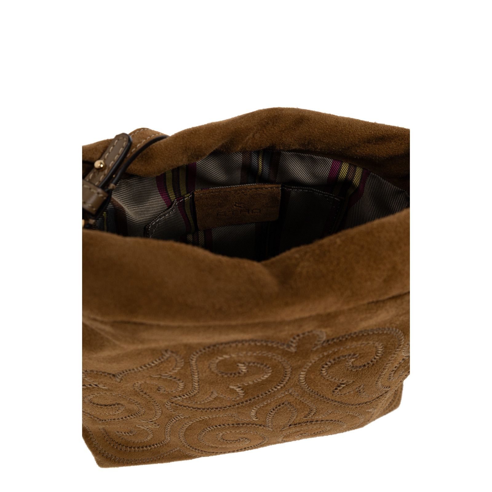 Etro ETRO Kalispera XS Brown Suede Shoulder Bag New & Authentic Size ONE SIZE - 4 Thumbnail
