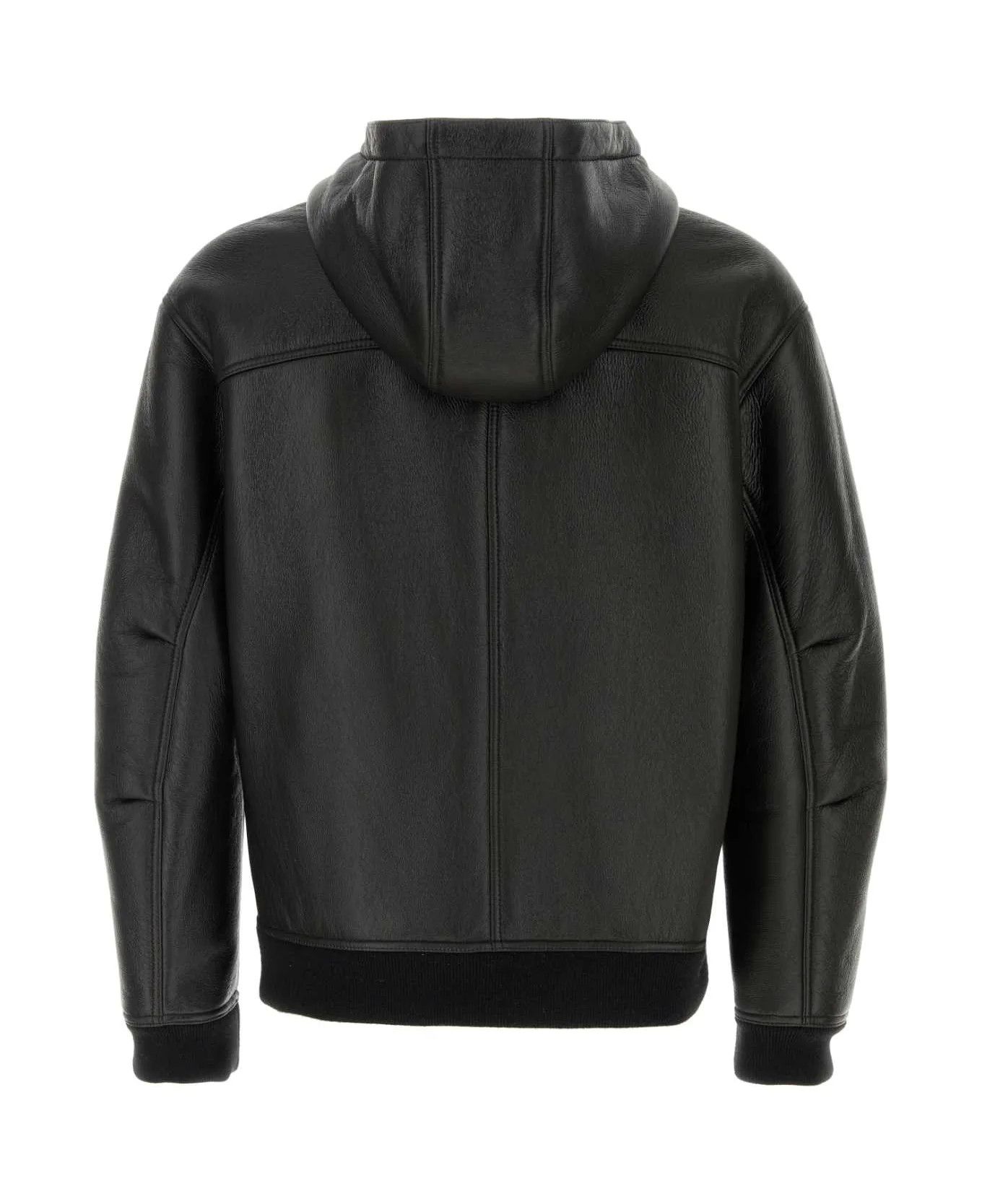 Gucci o1loc1c1225 793192 Hooded Bomber Curly Shearling Jacket Size US M / EU 48-50 / 2 - 2 Thumbnail