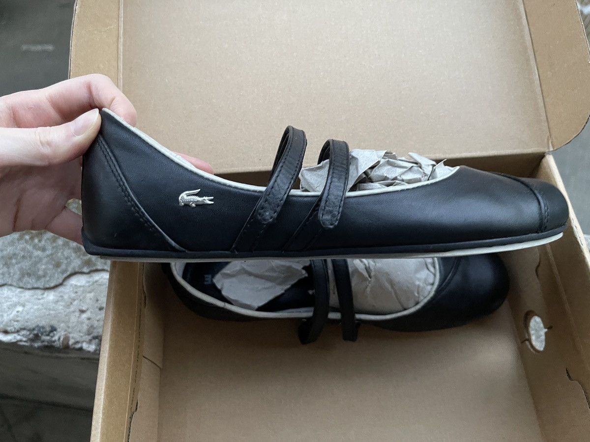 Lacoste Black leather Lacoste Mary Jane flats Size US 7.5 / IT 37.5 - 2 Thumbnail
