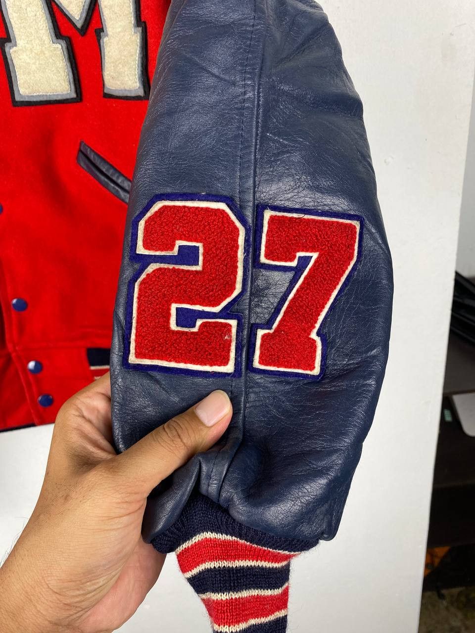 If Six Was Nine vintage mighties football varsity jacket leather sleeves Size US L / EU 52-54 / 3 - 5 Thumbnail
