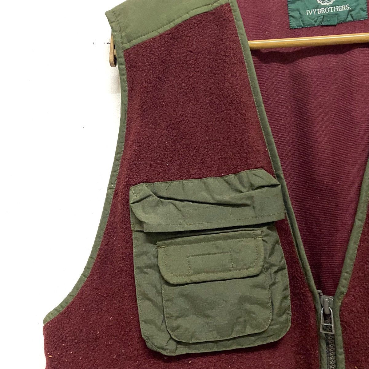 Japanese Brand Vintage ivy Brothers Tactical Cargo Fleece Vest Oversize Size US M / EU 48-50 / 2 - 2 Thumbnail
