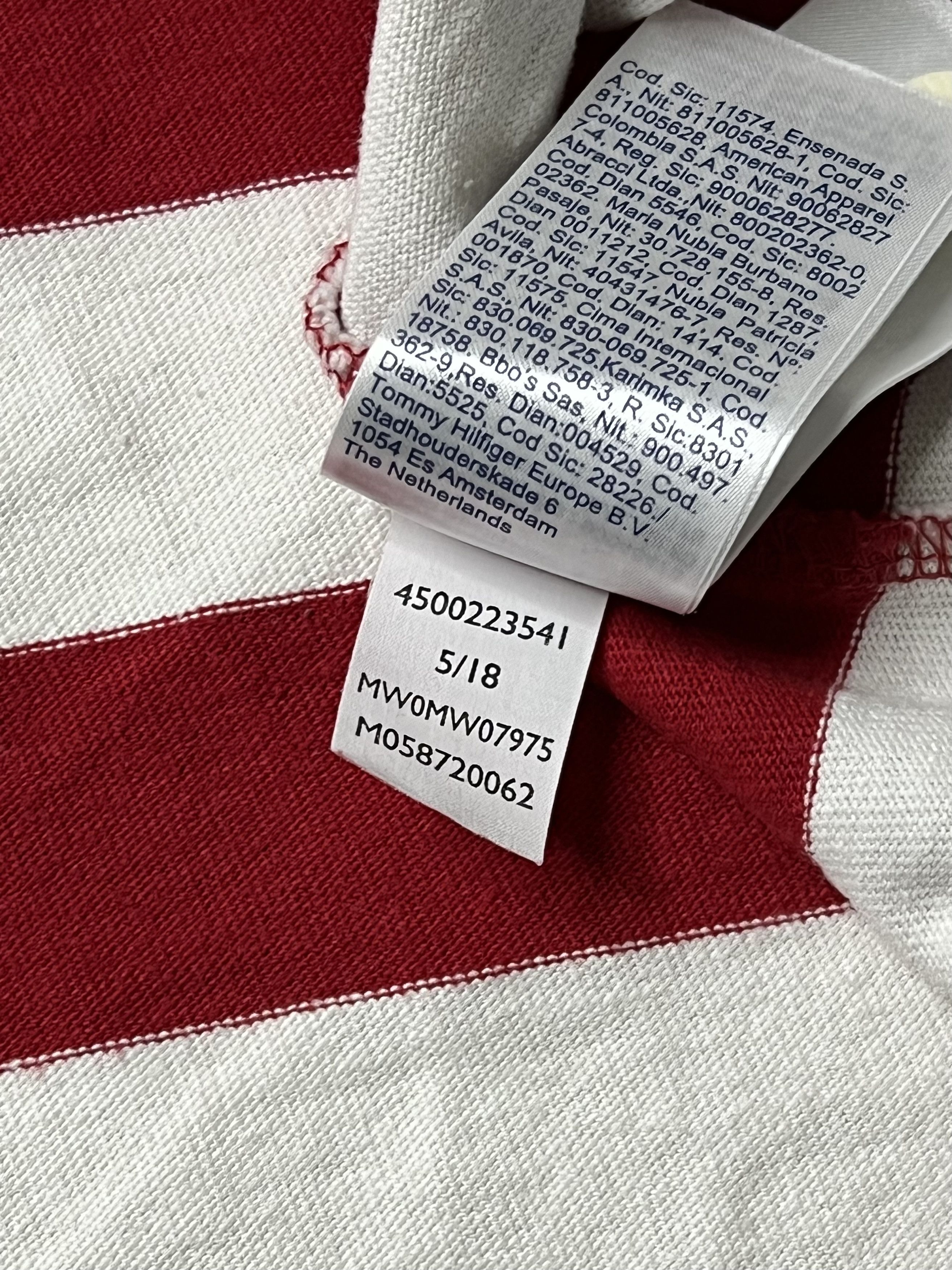 Tommy Hilfiger × Vintage Vintage Tommy Hilfiger stripped rugby longsleeve men’s Size US S / EU 44-46 / 1 - 7 Thumbnail