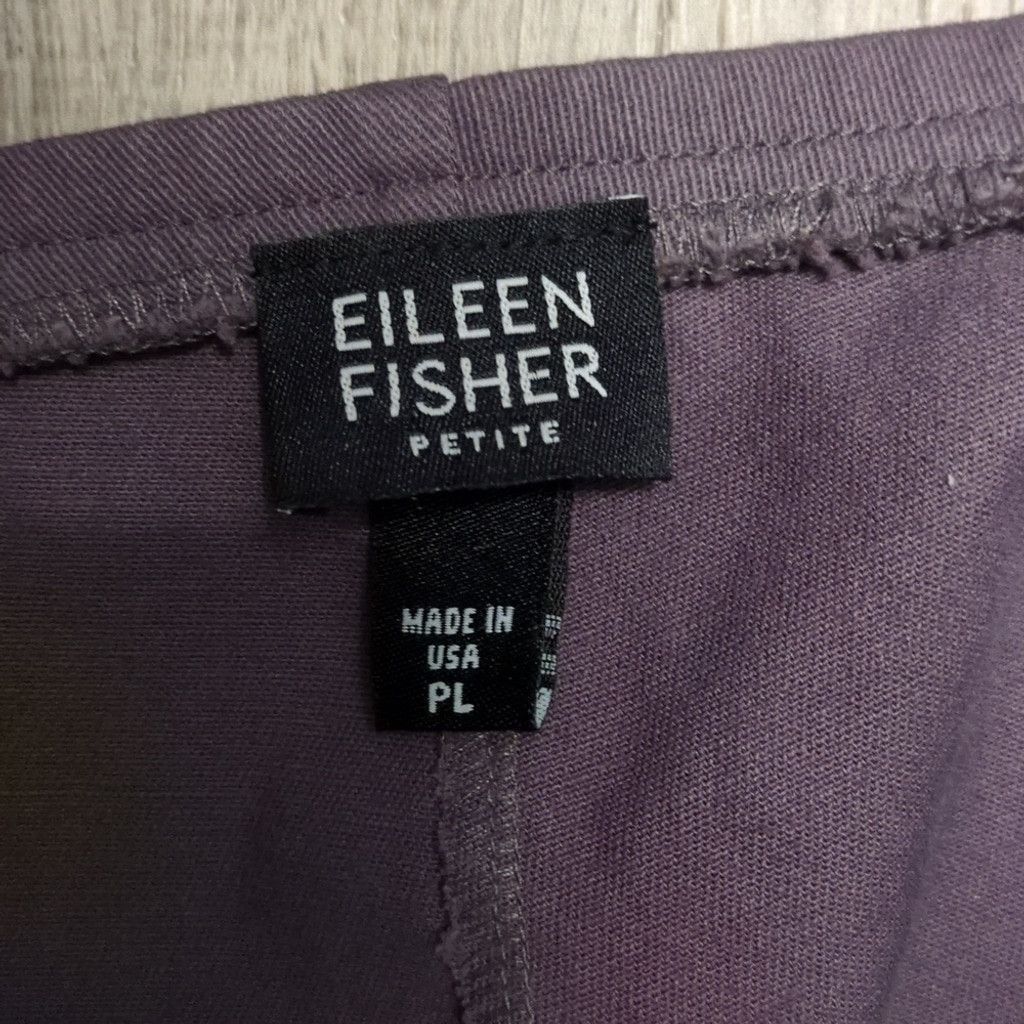 Eileen Fisher Eileen Fisher Light Purple Pants With Side Zipper Size LP Size 35" - 4 Thumbnail