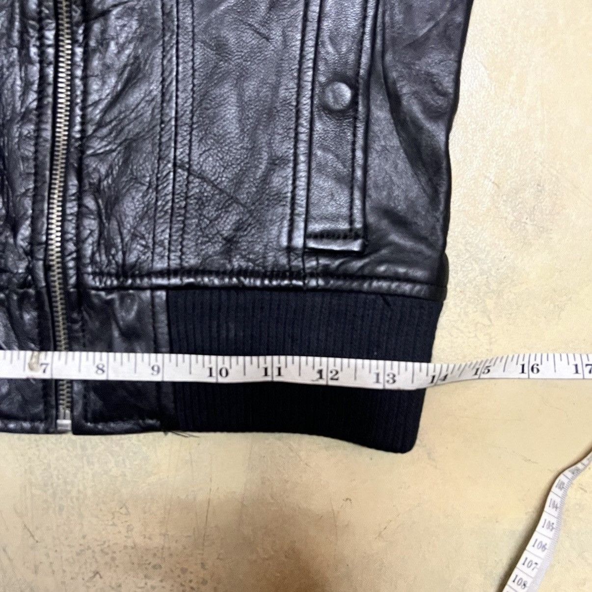 Japanese Brand Japanese Brand Bikers Zipper Leather Jacket Size XS / US 0-2 / IT 36-38 - 10 Thumbnail